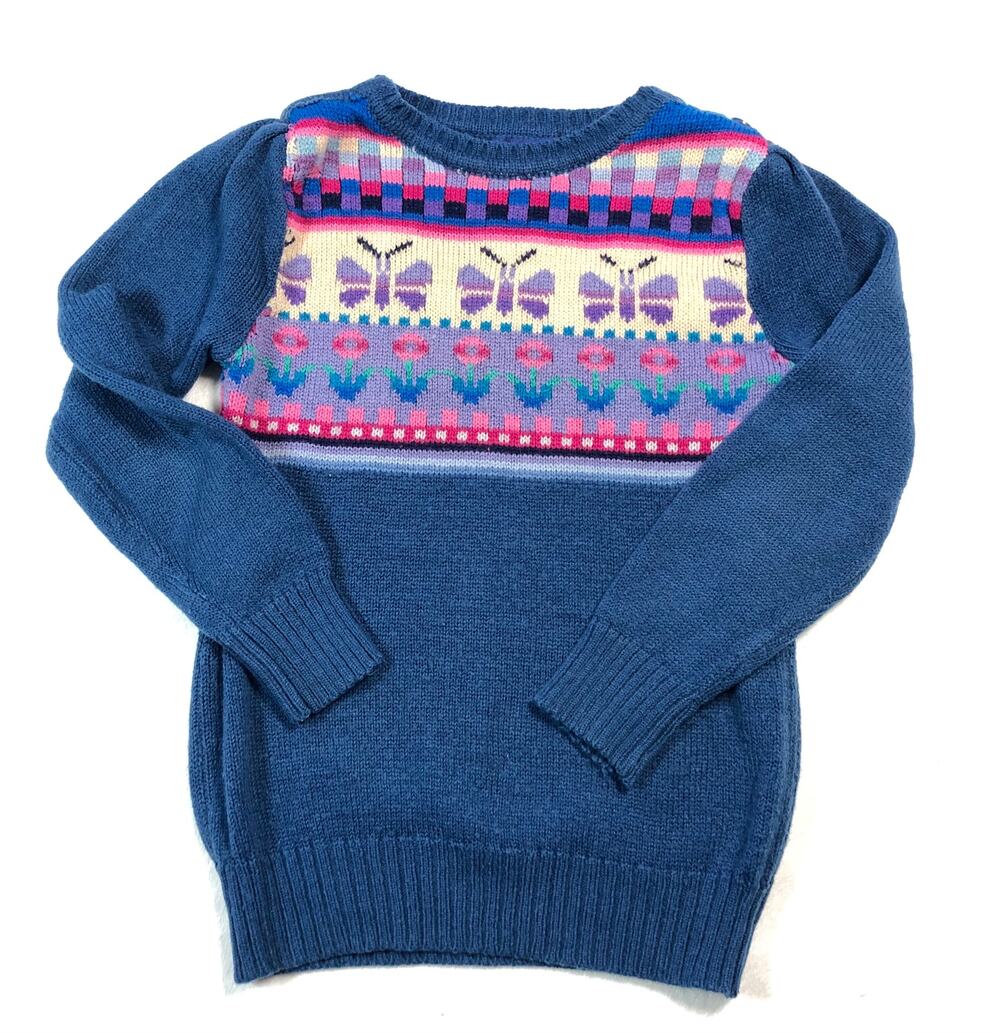 VINTAGE GIRLS KNIT SWEATER SIZE 7/14